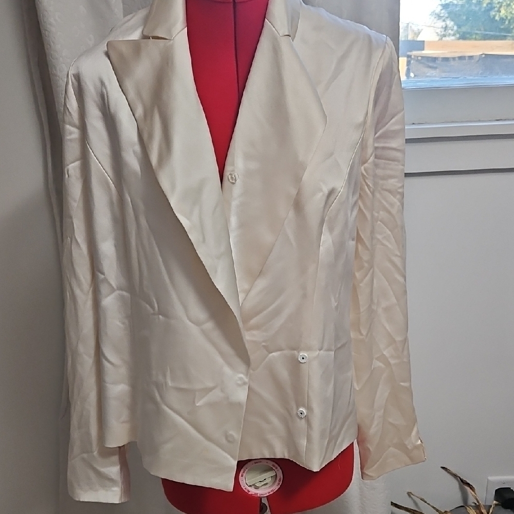 Talbots Cream Women's Blazer